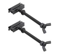 HELEVIA 2pcs e Piste Support de Pneu de Rechange, Support Robuste pour Garages en Demi-Finale, Solution de Stockage Sécurisée (Noir)