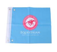 HELEVIA 2PCS Horse Training Arbitree Flags, Lightweight Equestrian Competition Outdoor Training Signal Flags, for Outdoor Signal (Bleu)
