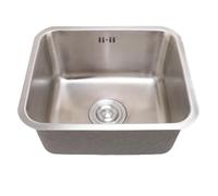 HELEVIA Acier Inoxydable Sous un Pavillon de Bol Simple, évier à Cuisine Rectangulaire, 15,75x13.78x7,48 Pouces, 304 en Acier Inoxydable, pour les Cuisines, le Bar et les Toilettes
