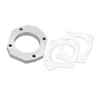HELEVIA Adaptateur Corporel de L'accélérateur, Plus Grand Alésage en Aluminium SI 2006-2013, Plaque D'adaptateur 2-10 Ch avec Remplacement du Joint, Installation en Moins de 30 Minutes