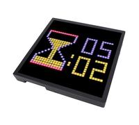 HELEVIA Cadre Photo Numérique Pixel Art, écran LED 32 X 32 Pixels avec