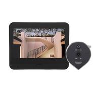 HELEVIA Caméra Judas Numérique Intelligente, 3MP 1080P, Détection de Mouvement PIR avec Visionneuse Visuelle, Adaptée à la Maison et au Bureau