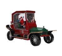 HELEVIA Car Noël Snow Snow Globe Lantern, Paillettes éclairées de la Comédie Musicale Snow Globe Lantern Decoration, Christmas Santa Snowglobe, for Holiday