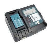 HELEVIA Chargeur de Batterie avec écran, Interface USB, Indicateurs de Charge, adapté aux Batteries au Lithium 14V 18V, DC18RC DC18RA DC18RF