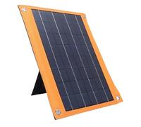HELEVIA Chargeur de Panneau Solaire Polycristallin 16W avec Interfaces Stand Usb C Cc Charge jusqu'à 4 Appareils, pour le Camping D'urgence Extérieur
