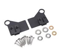 HELEVIA Charnière de Porte Inférieure de Réfrigérateur, Kit de Réparation de Charnière de Porte de Réfrigérateur RV, Support Ultime de Remplacement en Métal Noir pour Norcold N6 N8