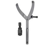 HELEVIA Clé à Molette D'embrayage de Moto Réglable de 24 Mm 27 Mm, Extracteur en Acier Magnétique en Fer Durable pour VTT, Scooter, Vélo de saleté, Go Kart, Outils à Main Simples et