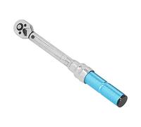 HELEVIA Clé à Torsion Réglable à Double Usage 1/4 Po 55# Acier STG-25, clé à Torsion 5-25N.m Haute Précision, clé à Cliquet à Double Usage avec Structure de Déverrouillage Push-pull