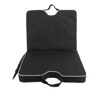 HELEVIA Coussin de Siège Chauffant, Température Réglable par Port USB, Coussin de Siège Chauffant Portable épais avec Dossier, pour Parc de Camping en Plein Air de Stade