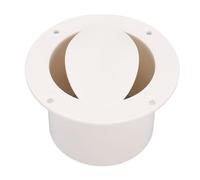 HELEVIA Couvercle de ventilation rond pour bateau, Livewell, meilleur flux d'air, aération marine, convient pour bateaux, yachts (blanc)