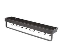 HELEVIA Étagère de Rangement pour Douche, Espace de 40cm, Support de | Porte-shampoing, Espace en Aluminium, Drainage Inférieur, Roulement de 10kg, Utilisation dans la Salle de Bain et la