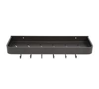 HELEVIA Étagère de Rangement pour Douche, Espace de 40cm, Support de | Porte-shampoing, Espace en Aluminium, Drainage Inférieur, Roulement de 10kg, Utilisation dans la Salle de Bain et la