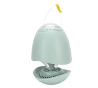 HELEVIA Faisseur d'oiseaux à Oiseaux Solar Battery Powered Bird Feeder, 3L Grande capacité avec Système de Séchage d'air, des Perroquets Faciles à Nettoyer et à Parler, pour la