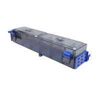 HELEVIA Filtre D'aquarium, Système de Filtration Progressif en Cascade à Double Suspension, Axeur de Poisson accroché au Filtre, Filtre Efficacement Les Débris (Bouchon UE 220V)