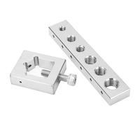 HELEVIA Foret à Boulons, écrou Métrique de Gabarit de Verrouillage de sécurité avec étau, Ensemble de Fixations, pour les Boulons de 6 Mm X 1,0 Mm, 8 Mm X 1,0 Mm, 8 Mm X 1,25 Mm, 10 Mm