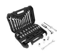 HELEVIA Jeu de Douilles à Chocs en Acier au Chrome Vanadium, Universel, Multifonctionnel, Taille Complète, Fonctions Puissantes, Outil de Réparation Automobile, Principalement utilisé