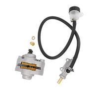 HELEVIA Kit de Maître-cylindre D'étrier de Frein Arrière, Système de Freinage Plus Doux, Matériaux Métalliques Haute Résistance, pour Magnum 325 2000-2001, Scrambler 400 1998-2002,