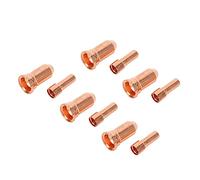 HELEVIA Kit D'électrodes de Buse en Cuivre 10 Pièces, Consommables de Découpe de 1,5 Mm pour la Série PT100, avec Buses Résistantes aux Hautes Températures et à la Corrosion