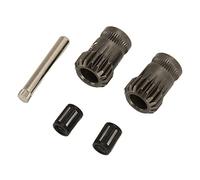 HELEVIA Kit D'engrenages D'extrudeuse D'imprimante 3D en Acier trempé avec Roue D'extrusion, Haute dureté, Double Engrenage D'entraînement, Jeu de Roulements D'arbre pour Plusieurs