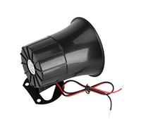 HELEVIA Klaxon D'alarme Filaire 12 V 15 W, Son Fort 110 DB avec Base Métallique pour Système de sécurité Domestique de Camion de Voiture