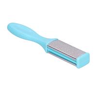HELEVIA Lime à Pied Double Face, Râpe à Pied en Acier Inoxydable pour L'élimination des Callosités de la Peau Morte avec Poignée Ergonomique, Utilisation Humide et Sèche
