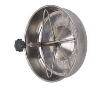 HELEVIA Mangeoire pour Porcelets en Acier Inoxydable, Mangeoire Réfléchissante Multi-Positions de Grande capacité pour L'élevage Porcin, avec Flèche pour Une Installation (S 22,5 cm/8,86 Pouces de
