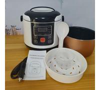 HELEVIA Mini Cuiseur à Riz, Petit Cuiseur à Riz électrique de 2 L avec Fonction de Maintien au Chaud, pour les Voyages en Voiture, le Camping, la Conduite en Camping-car, la Cuisson du (12V)