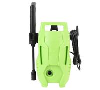 HELEVIA Nettoyeur Haute Pression, Conception Verticale Portable Peu Encombrante avec Tuyau D'entrée de 2 M et Tuyau de Sortie de 7 M, pour Voiture Moto Vélo Mobilier D'extérieur Sol (Prise UE 220V)