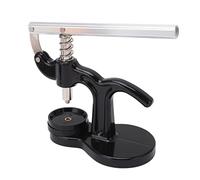 HELEVIA Outil de Presse de Montre, Kit de Presse de Montre en Alliage D'aluminium, Ensemble D'outils de Réparation de Montre Portable avec Moules en Plastique pour Ouvreur de Couvercle