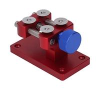 HELEVIA Ouvre-Lunette de Montre en Acier Inoxydable, Outil de Réparation Professionnel pour Horlogers, Remplacement de Batterie de Petite Taille et Poids Léger - (OEM Rouge : 75503-35061-D0,