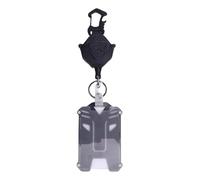 HELEVIA Porte-badge à Anneau de clé Rétractable avec Câble en Acier pour Carte d'identité, Lampe de Poche, Multi-outils, Organisateur