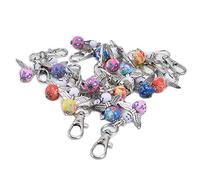 HELEVIA Porte-clés Cadeaux de Fête, 20 Pièces, Aile D'ange avec Cartes | Alliage de Zinc, Pendentif en Perles D'aile D'ange, Cartes Vierges, Sacs de Cadeaux Inclus, Utilisation pour Fête