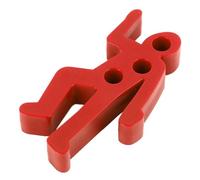 HELEVIA Porte-stylo Scène de Crime, Porte-stylo de Bureau Amusant pour Décorations de Bureau, crayons avec 3 Trous pour Accessoires de à Domicile (Rouge)