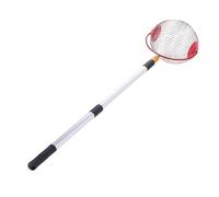 HELEVIA Rassembleur de Noix, Rouleau Supérieur de Cueilleur de Noix en Acier Inoxydable avec Poignée Télescopique, pour Châtaignes, Noix, Petits Jouets, Balles de Tennis (S)