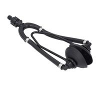 HELEVIA Rinçage de Moteur à Double Alimentation, avec Ventouse Ronde et Connecteur de Tuyau de 5/8 Pouces, pour L'entretien des Moteurs Marins des Moteurs in-Bord et Hors-Bord