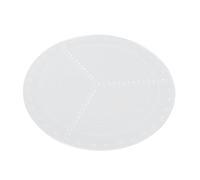 HELEVIA Round Circle Center Finder 300 Mm 11,8 Pouces Acrylique Certe Cercle Centre de Chercheur Centre pour le Travail des Artisanats du Travail du Bois