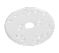HELEVIA Routeur Plaque de Base Universelle Acrylique avec Vis de Centrage à Broches pour les Routeurs de Trim