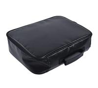 HELEVIA Sac à Documents Ignifuge, Organisateur de Fichiers Portable de Grande capacité, sécurité de Verrouillage à 3 Chiffres pour Objets de Valeur, Passeport, Ordinateur Portable (Noir)