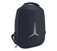 HELEVIA Sac à Dos Satellite, étui de Voyage Résistant à L'eau avec Port de Chargement USB pour Câbles D'alimentation Mini Dish, Adaptateur de Tuyau (Bleue)