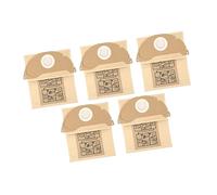 HELEVIA Sacs en Papier pour Aspirateur, 5 Pièces de Stockage de Poussière de Grande capacité avec Filtre Composite Double Couche, pour Aspirateur WD2250 A2004 A2054 MV2