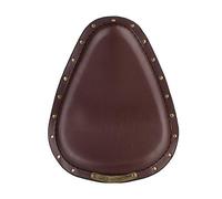 HELEVIA Siège Doux de Moto de Style Vintage, Matériau de qualité, Support de Montage Robuste, Ressorts Absorbants par Choc, Conception de L'humanisation, Deux Couleurs Classiques, (Brun)