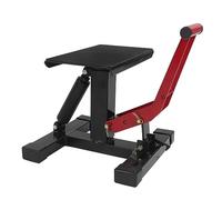 HELEVIA Support de Levage Hydraulique, Plate-Forme de Levage en Acier Robuste avec Tige de de Type Pédale et Crochet de sécurité, pour Véhicule Tout-Terrain, VTT, Atelier de