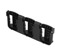 HELEVIA Support de Montage de Batterie, Support de Montage de Batterie à 3 Trous, Support de Boîtier ABS avec Boucle, Dispositifs de Fixation de Batteries pour