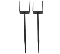HELEVIA Support de Tuyau de Descente d'eau de Pluie 2 Pièces, Ancre D'extension de Tuyau de Descente d'eau de Pluie Réglable en Fer Résistant aux Intempéries, pour Support de Tuyau