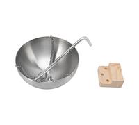 HELEVIA Tasse D'huile de Sauna en Acier Inoxydable, Bol D'aromathérapie Suspendu à Bras Oscillant pour Salle de Sauna avec Bloc en Bois, émission de Pierres Minérales (L 120x60x0,3cm /