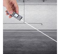 HELEVIA TéléMètre Numérique 40 M, avec 11 Fonctions de Mesure du Volume de la Zone d'angle, pour la Zone du Logement, Porte, Fenêtre, canapé, Escalier