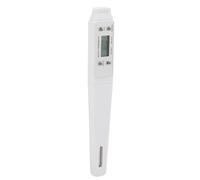 HELEVIA Thermomètre Alimentaire Numérique, Thermomètre de Poche électronique de Haute Précision avec Sonde, pour la Cuisine, la Cuisson du Lait et du café (Blanc)