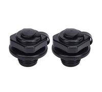 HELEVIA Valve de Remplacement de Baignoire Gonflable, Bouchon d'air Anti-Fuite en ABS avec Filetage Mâle G3/4, pour Baignoire Gonflable F4C009B