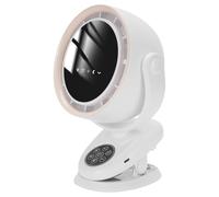 HELEVIA Ventilateur avec Pince de Nuit de Nuit à Distance Télécommandée Auto Oscillant Affichage Numérique LED à 5 Vitesses A Réglable Portable Fan Portable, pour le Camping Home