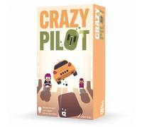 HELEVTIQ - Crazy Pilot - Jeu de Course à partir de 8 Ans - Pilote tes Cartes comme Un Volant et sois Le Premier à l’arrivée - pour 2 à 6 Joueurs - 99265